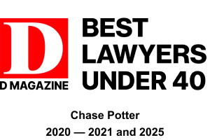 D Magazine Best Lawyers Under 40 - Chase Potter